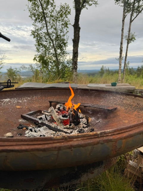 Svalare väder, lägereld igen och valpar som öppnat ögonen