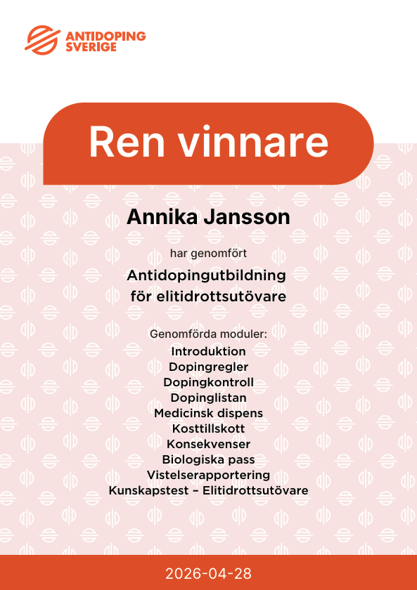 Självklar utbildning för elitidrottare